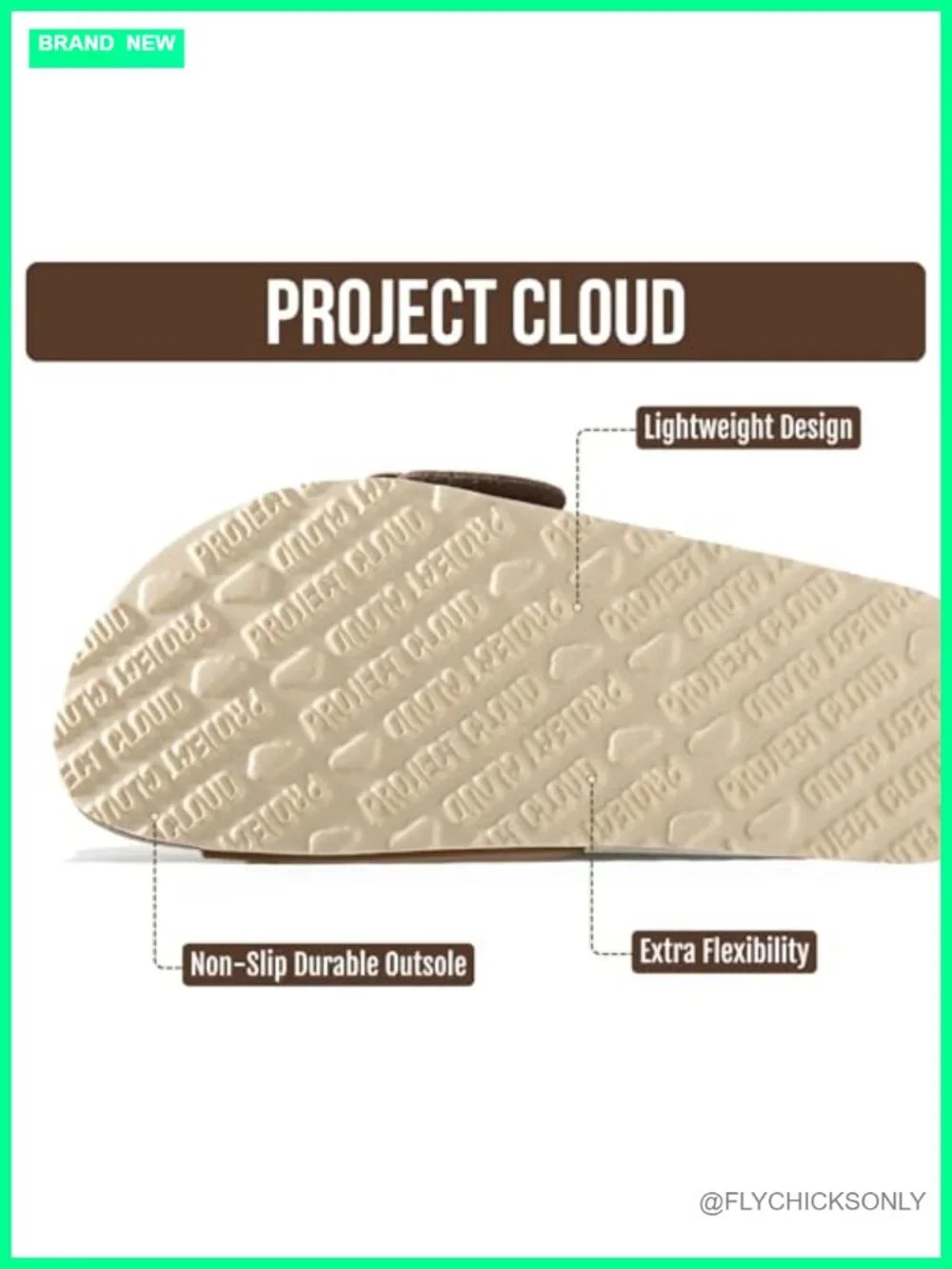 100% Genuine Leather Slides with Memory Foam Insole